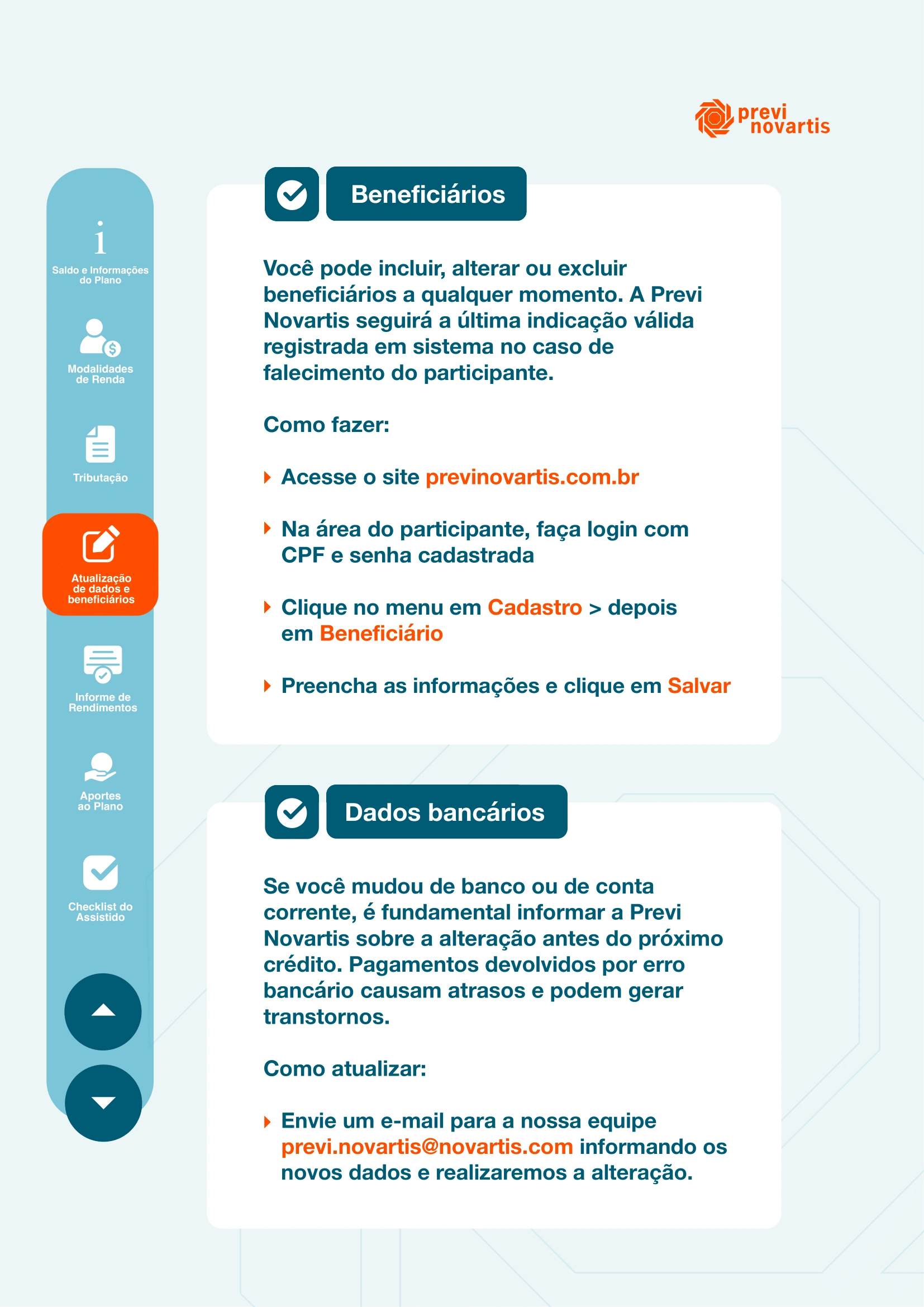 Editorial PREVI NOVARTIS - CARTILHA